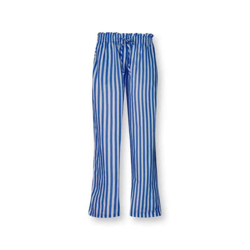 Pip Studio Bernice dlouhé kalhoty Sumo Stripe, modré