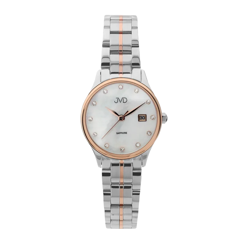 Dámské náramkové hodinky JVD JG1002.2 se safírovým sklem