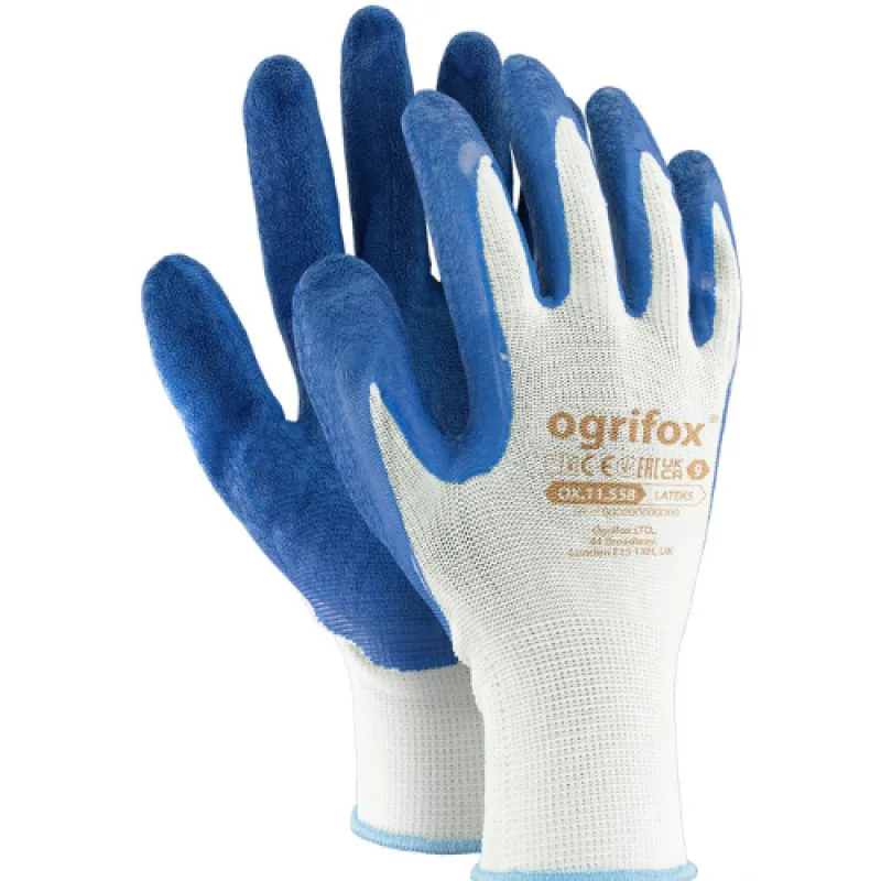 Ogrifox OX-LATEKS WN White/Blue 7-10