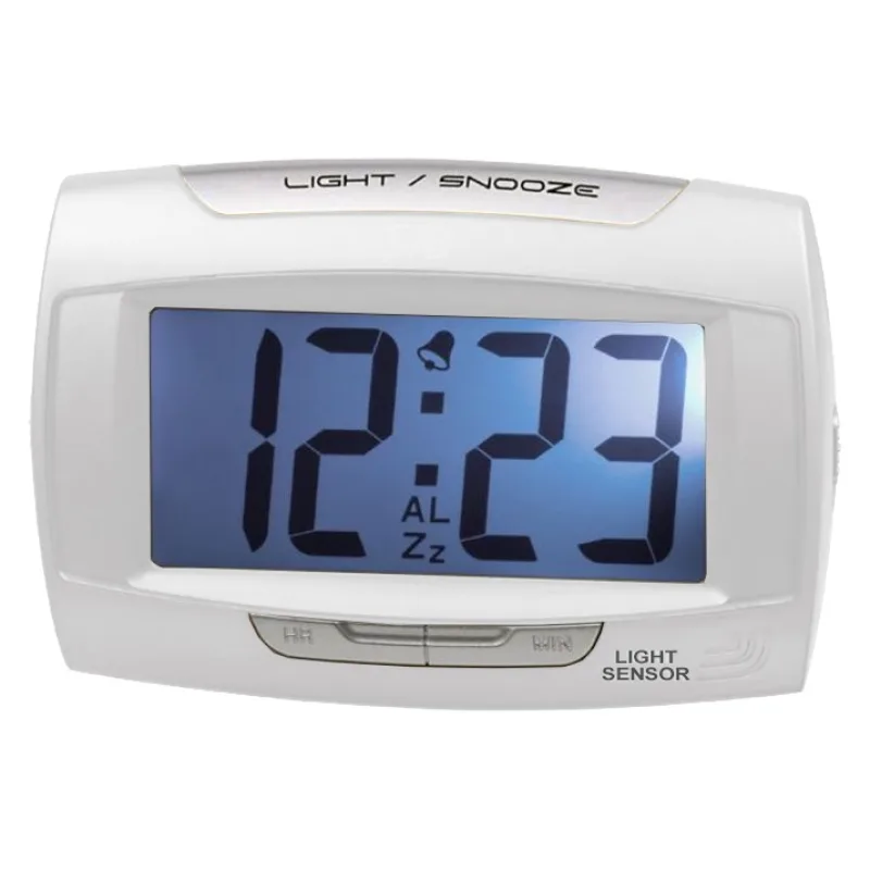 Moderní digitální budík JVD SB91.11 (možnost připojit i do el. sítě)