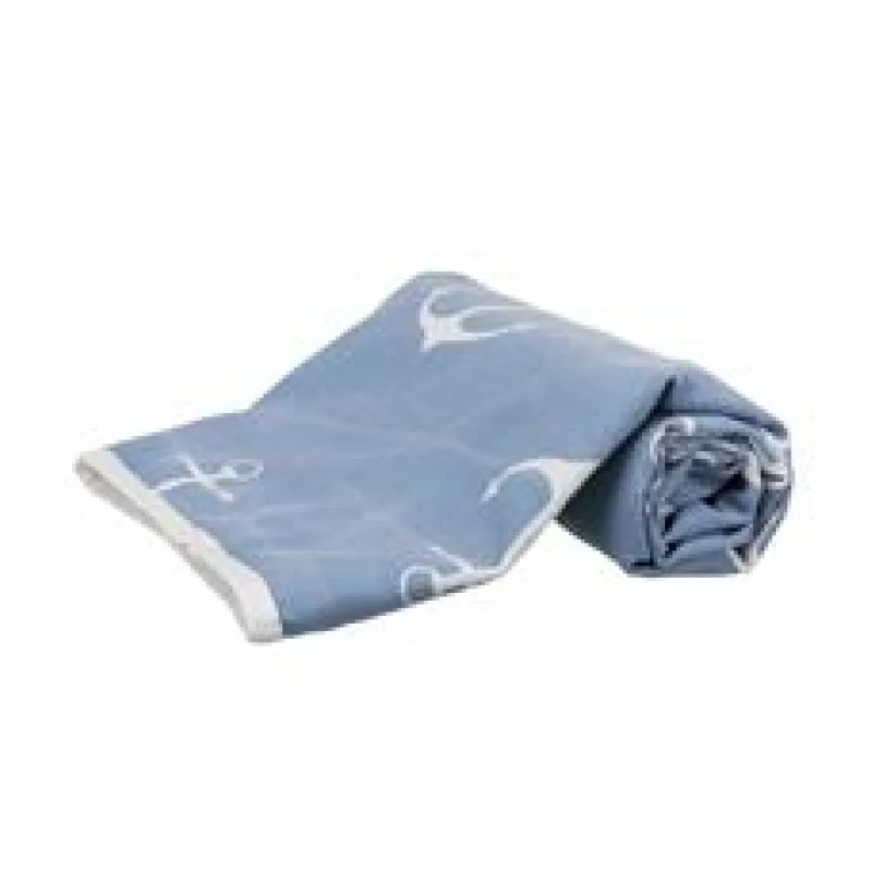 Deka Anchor modrá/bílá 100 x 70 cm