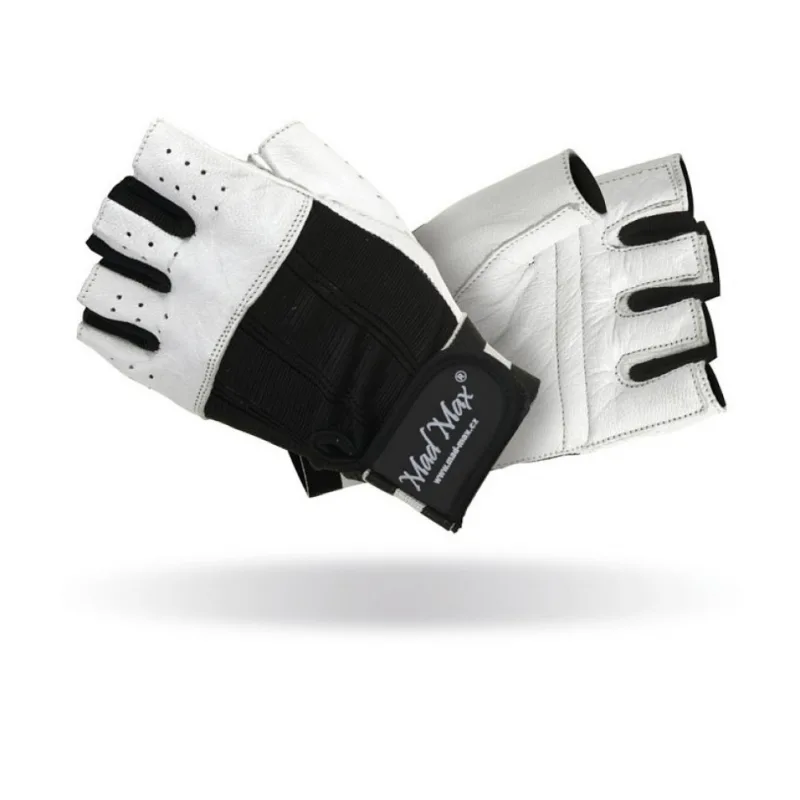 Rukavice CLASIC MFG-248 Biela/Čierna - MadMax Veľkosť: XXL