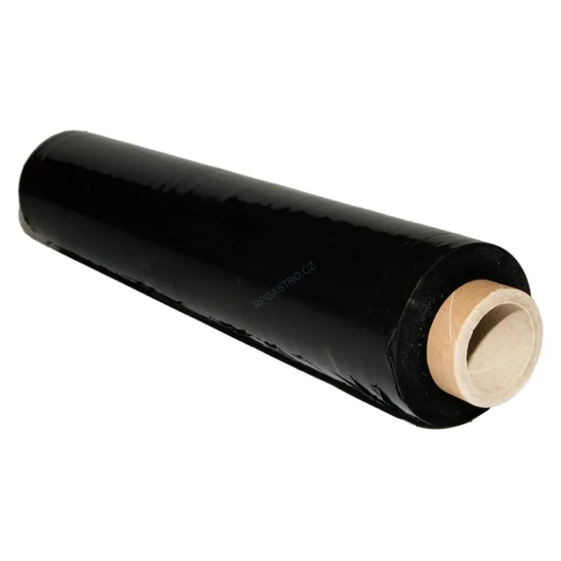 Stretch - fólie ruční ČERNÁ 50 cm, 23 µm, 2,4 kg [1 role] (sfrc)