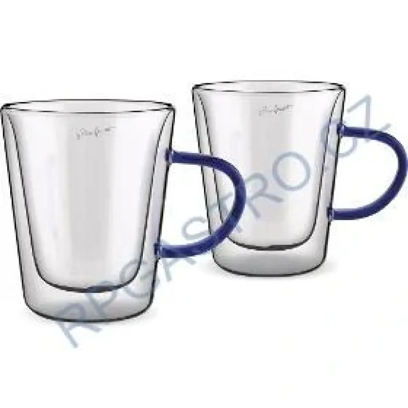 LT9119 Sada termo-sklenic SET TEA MODRÝ 300 ml VASO LAMART, 2 ks