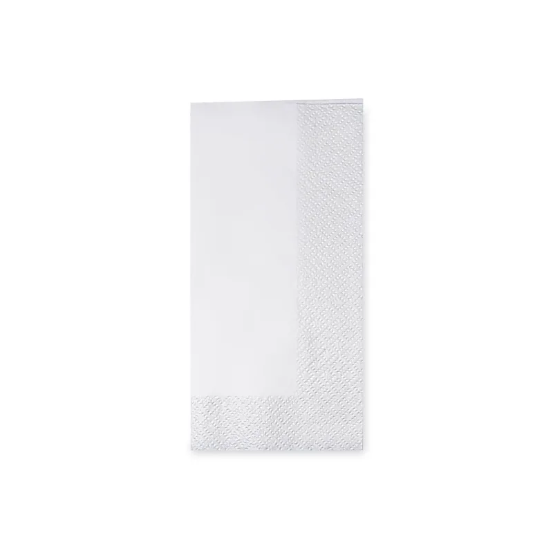 Ubrousky 2-vrstvé 40 x 40 cm bílé 1/8 skládané [250 ks] (88100)