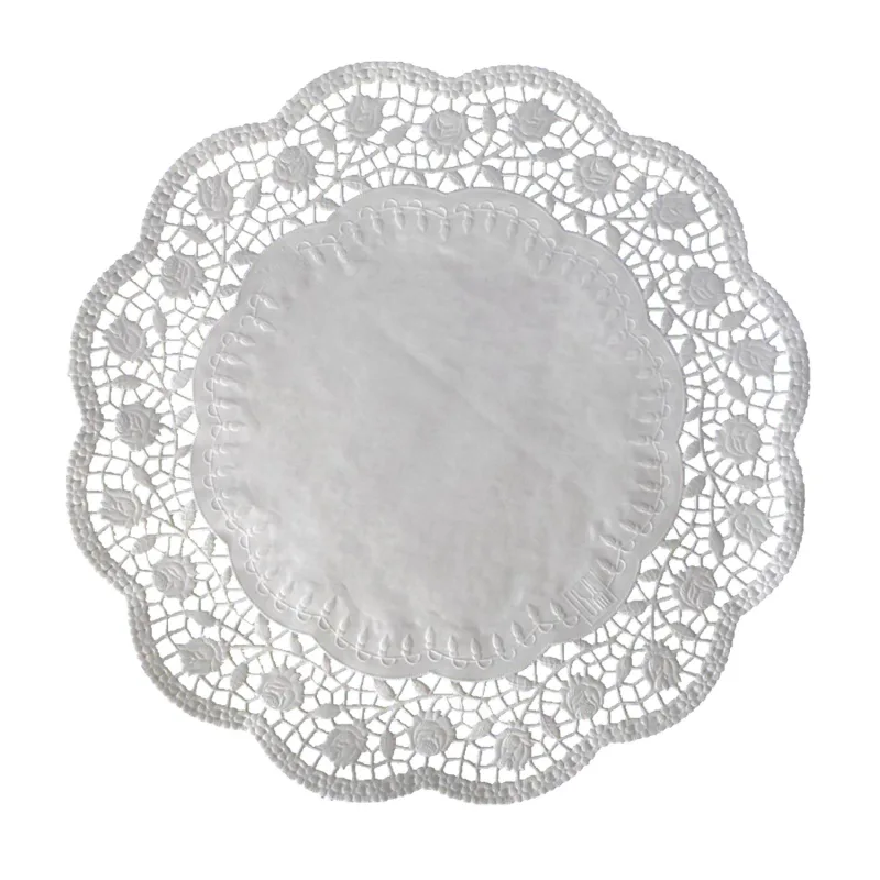 Dekorativní krajky kulaté Ø 40 cm [100 ks] (72340)