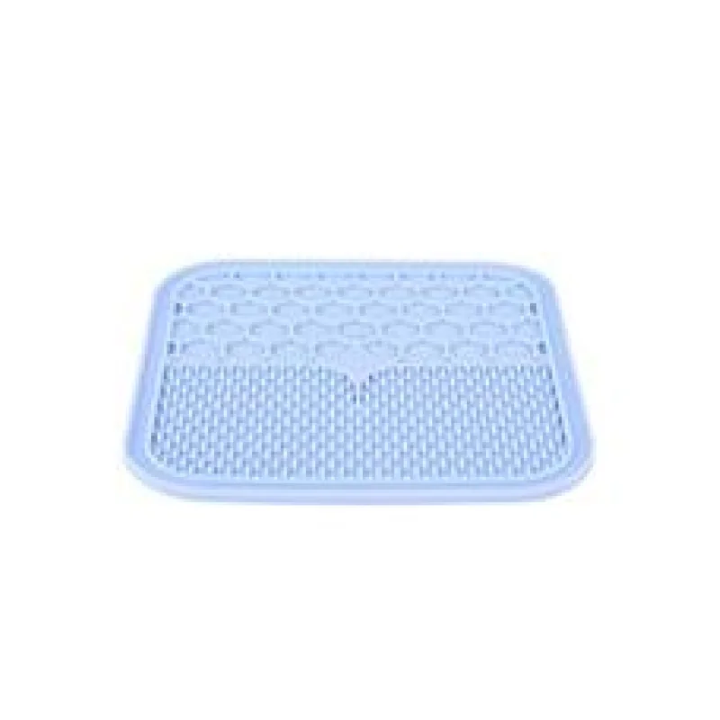 Lízací podložka pro psy SILICONE modrá L Zolux 30 cm x 30 cm x 1,2 cm - modrá L