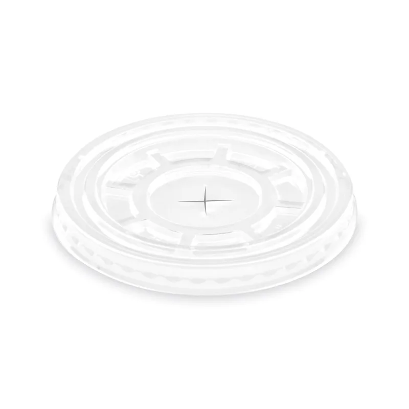 Víčko s křížovým otvorem pro kelímky PET Ø 95 mm [50 ks] (76195 - E64)