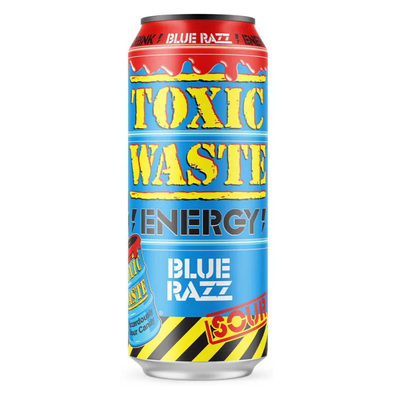 Toxic Waste Energy Blue Razz 500ml