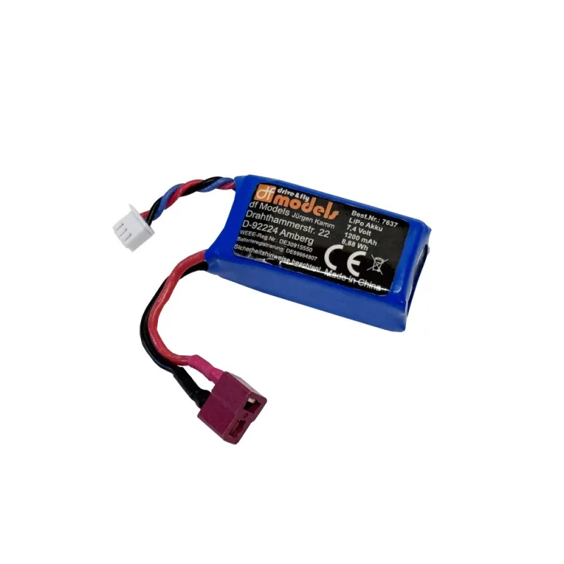 DF MODELS LIPO AKU 7,4V 1200MAH PRO 3132