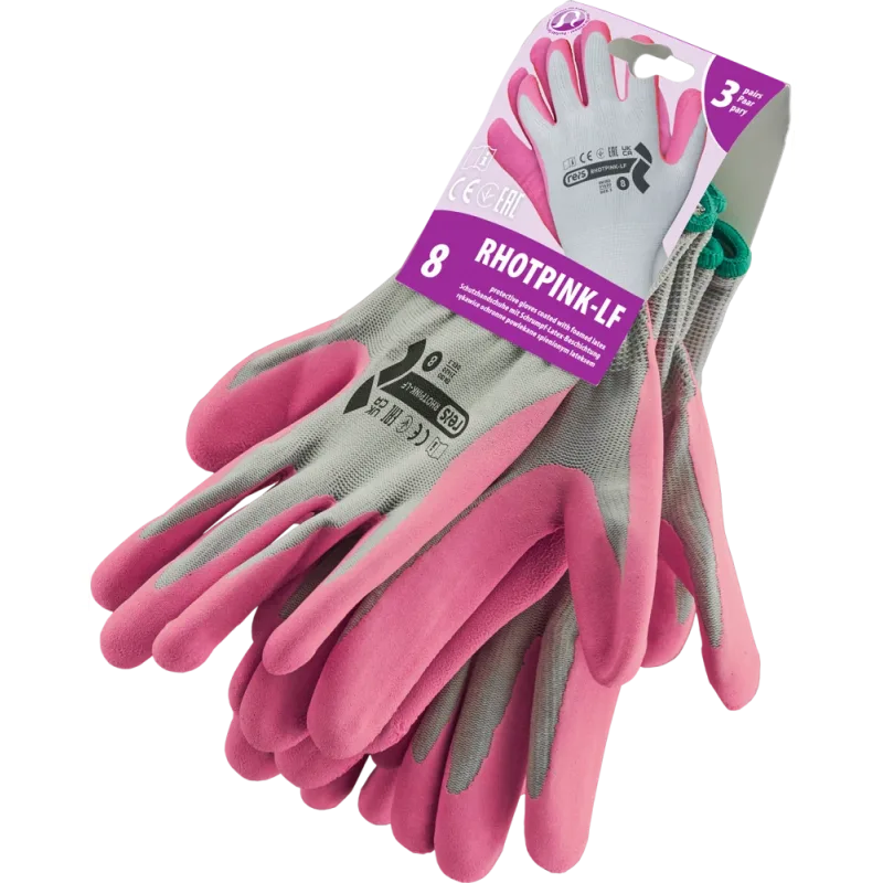 Reis RHOTPINK rukavice 3 Pack Pink/Grey 6-9