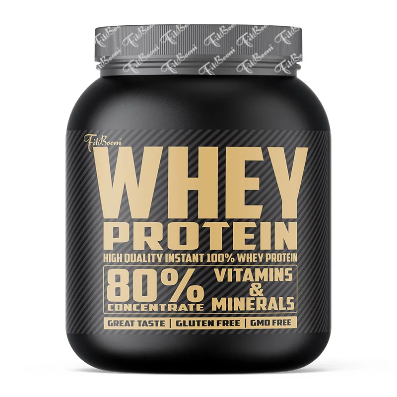 WHEY PROTEIN 80% 2250 g - FitBoom Príchuť: Slaný karamel
