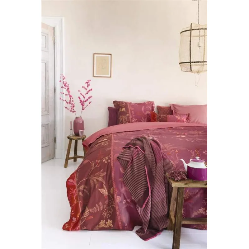 Pip Studio perkálové povlečení Isola růžové 200x200 + 2x 70x90 cm