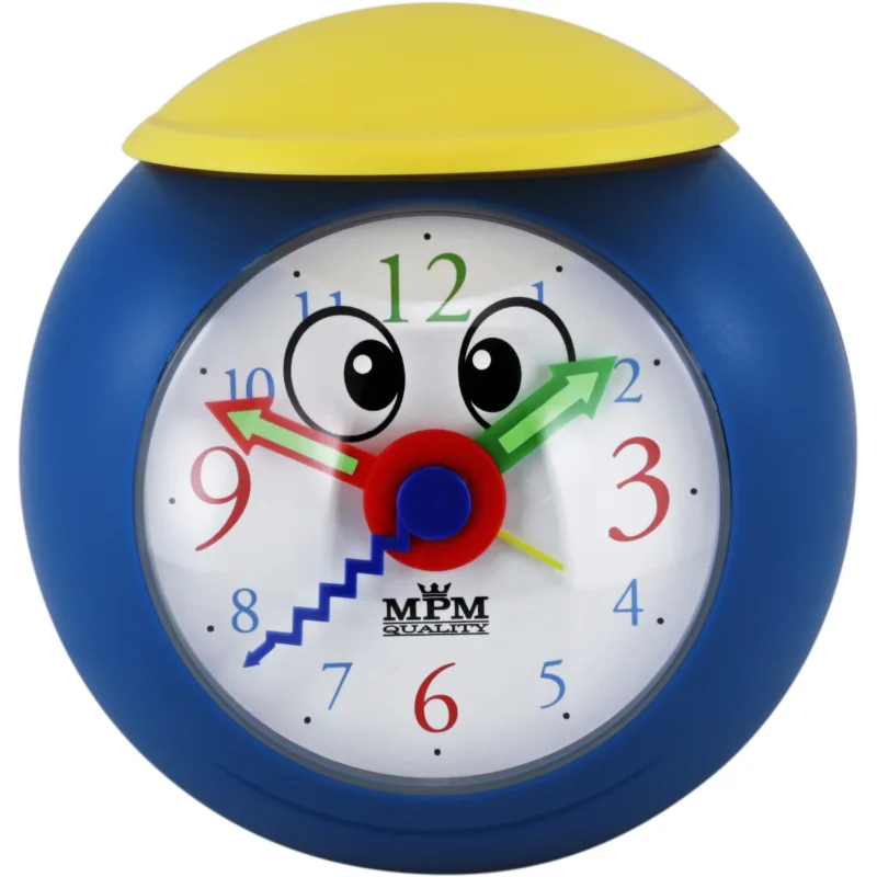 MPM Modrý dětský budík MPM C01.3184