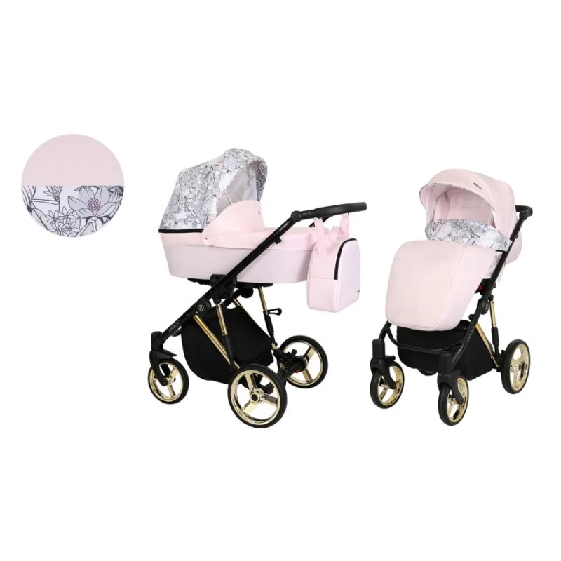 Kočík Kunert Molto Premium gold frame 2v1 - 01