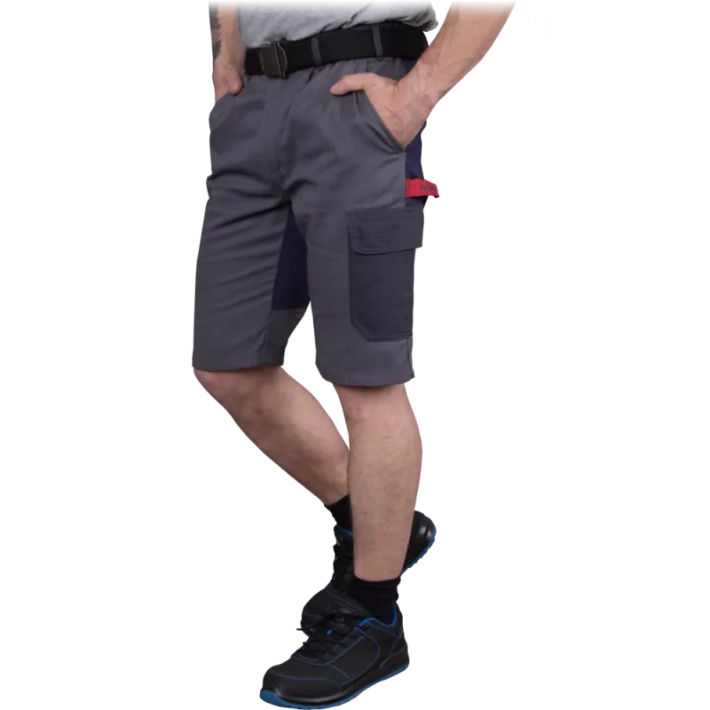 Reis BOMER TS pánske kraťasy Grey/Blue S-3XL