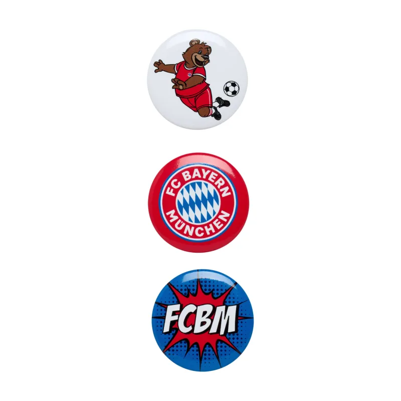 FC Bayern München - Bayern Mníchov pripínací odznak 3 ks