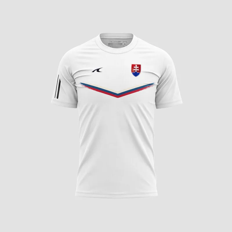 Slovensko Slovakia tričko biele detské