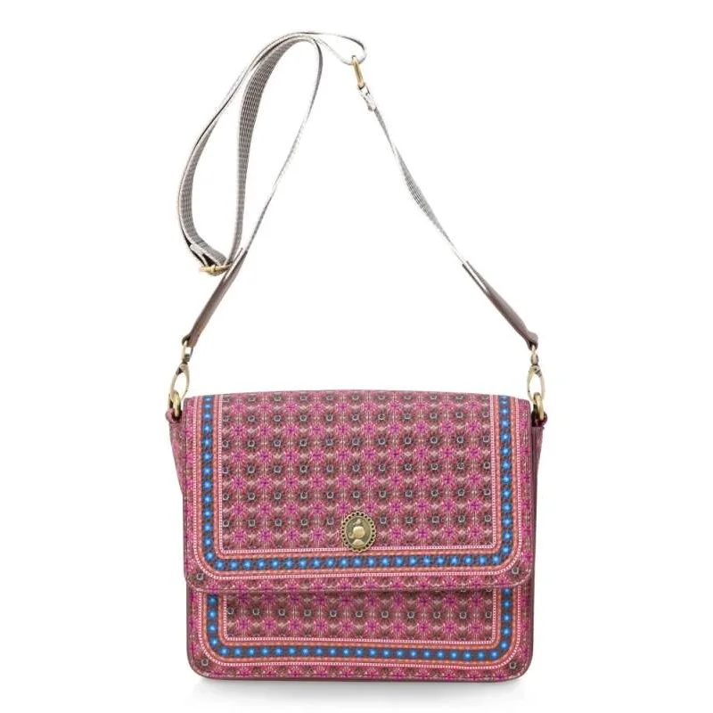 Pip Studio Clover cross body kabelka, růžová