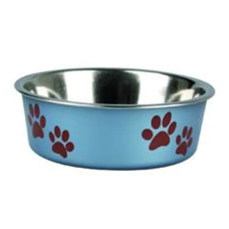 Karlie Miska nerezová s plastovým opláštěním metalická modrá 14cm 450ml