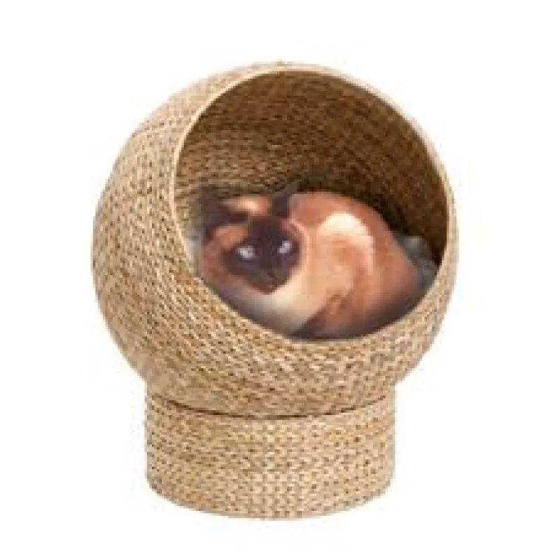 Karlie Proutěný pelech BANANA béžový pro kočky 47x47x6cm