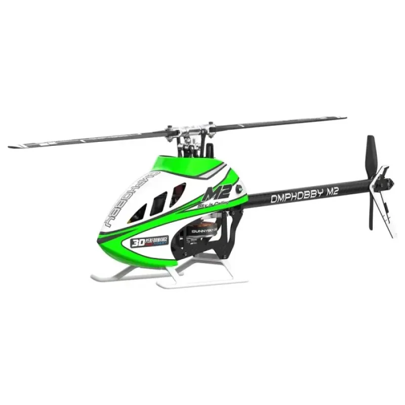 OMP 3D vrtulník M2 V3 Sport Heli-BNF Zelená