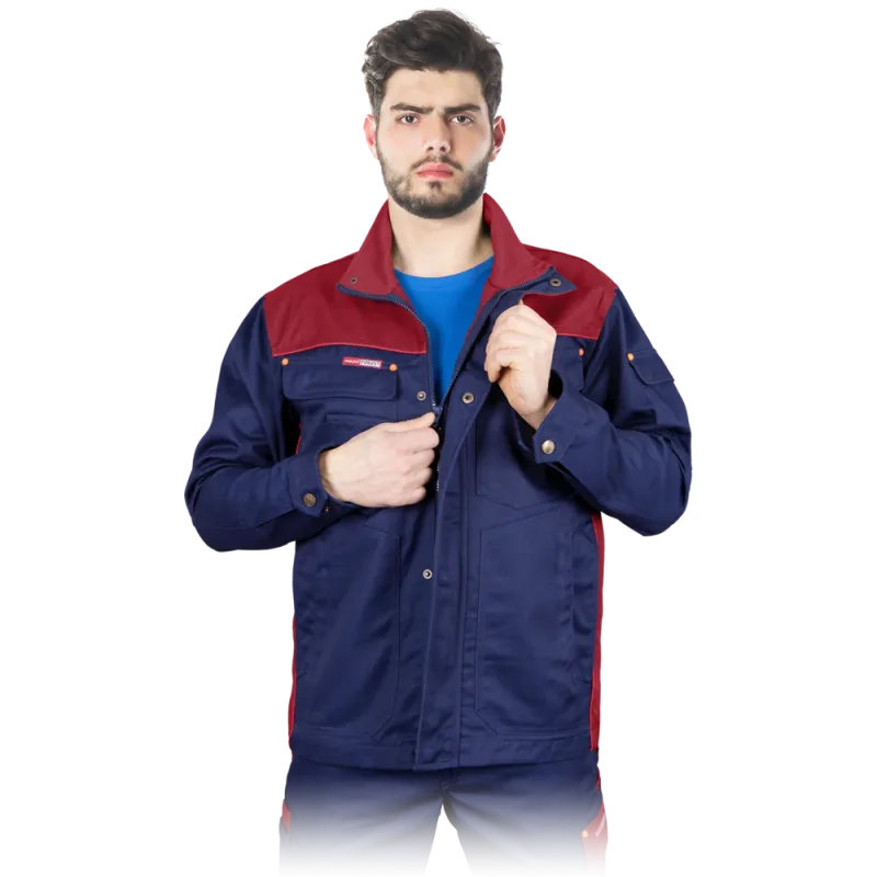 Reis FOREST BFGDC pracovná blúza blue/red M-3XL