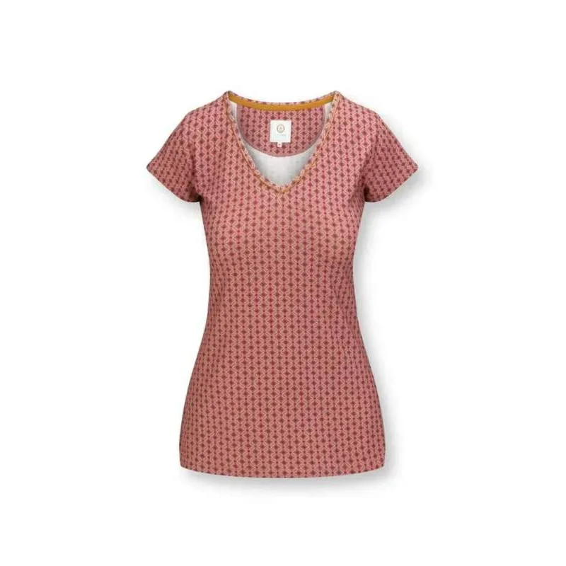 Pip Studio Toy triko s krátkým rukávem Tegola, růžové