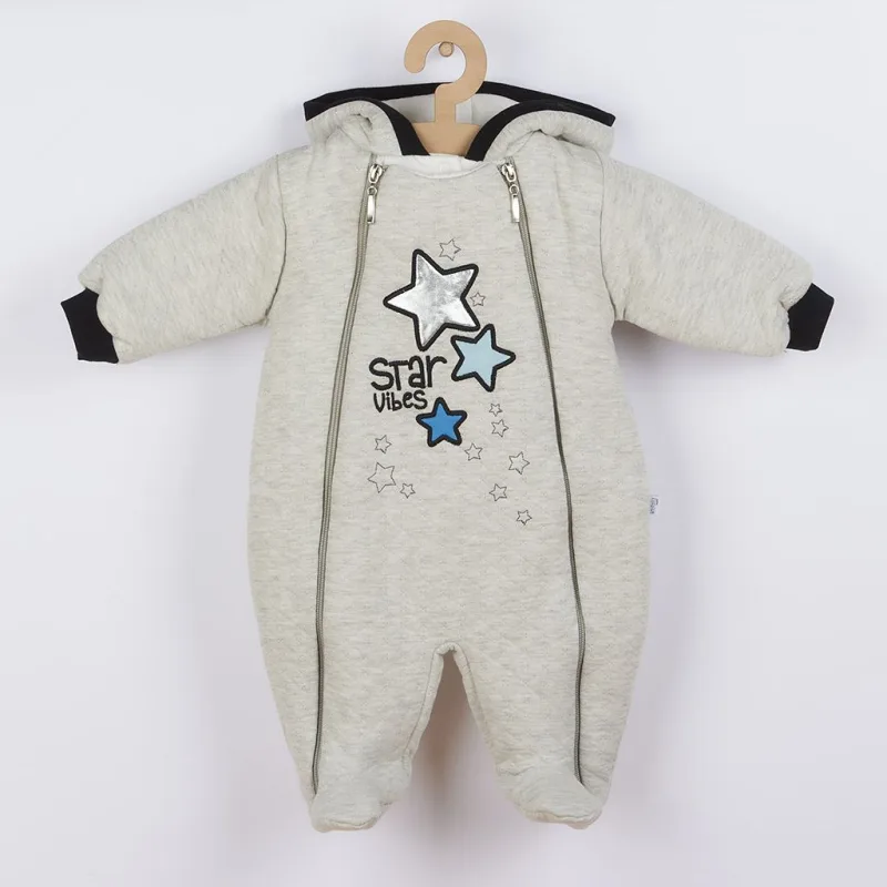 Zimná dojčenská kombinéza s kapucňou Koala Star Vibes modrá