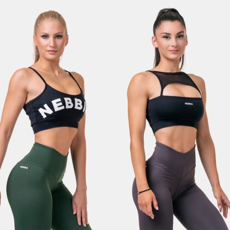 Classic HERO športová podprsenka 579 Black - NEBBIA Veľkosť: XS