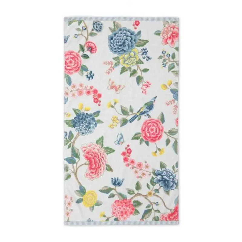 Pip Studio Good Evening bavlněný froté ručník bílý 55x100 cm