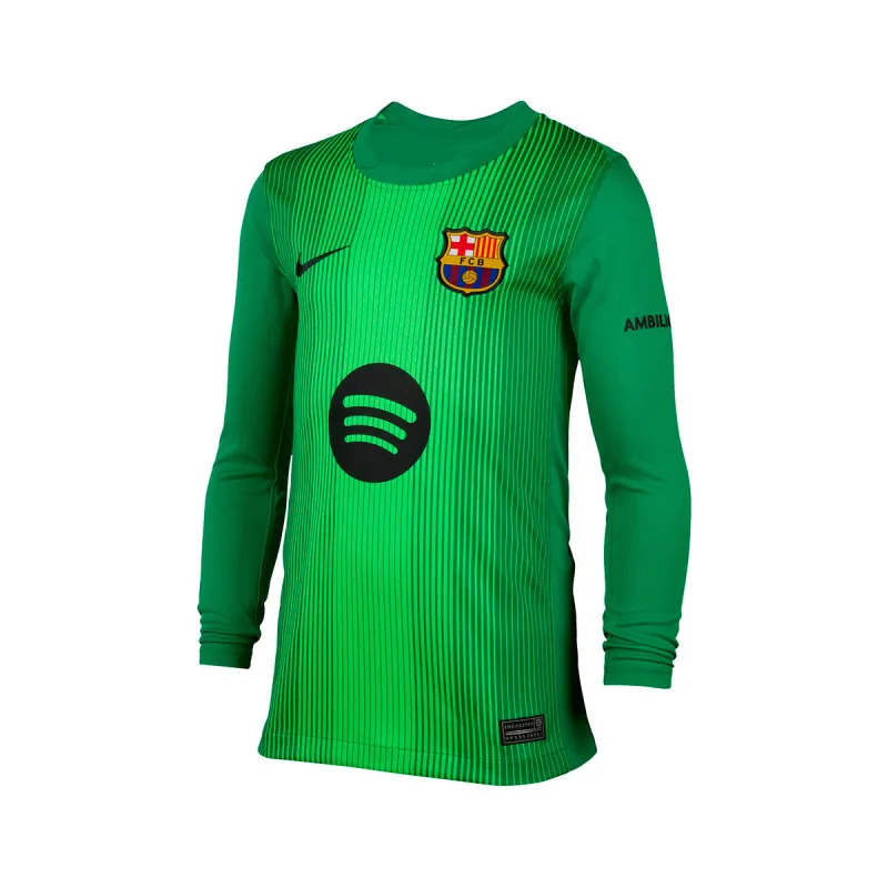 Nike FC Barcelona brankársky dres zelený detský (2025-2026) + vlastné meno a číslo