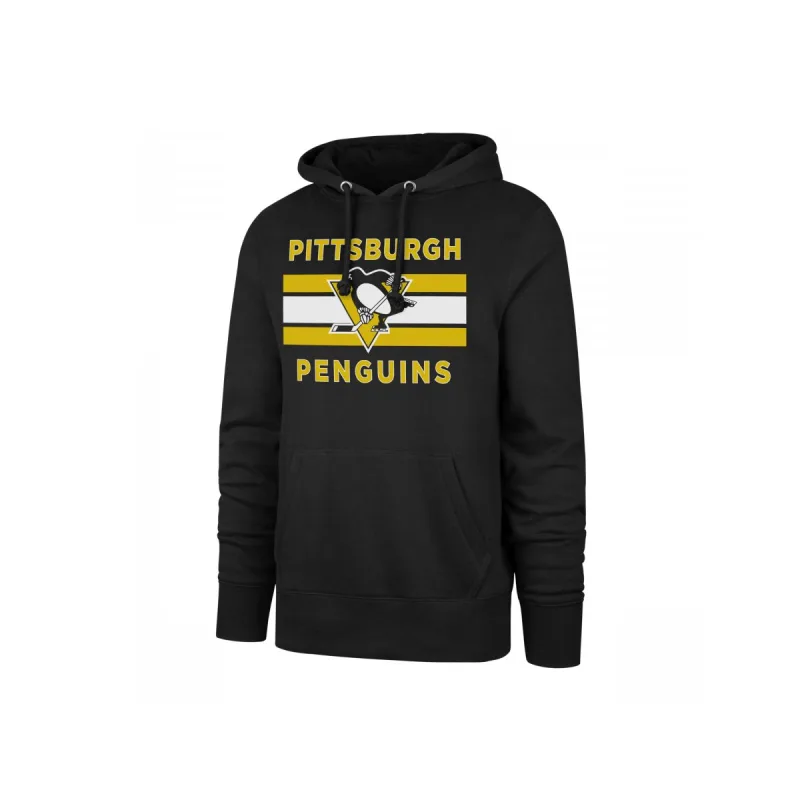 '47 Brand Pittsburgh Penguins mikina čierna pánska