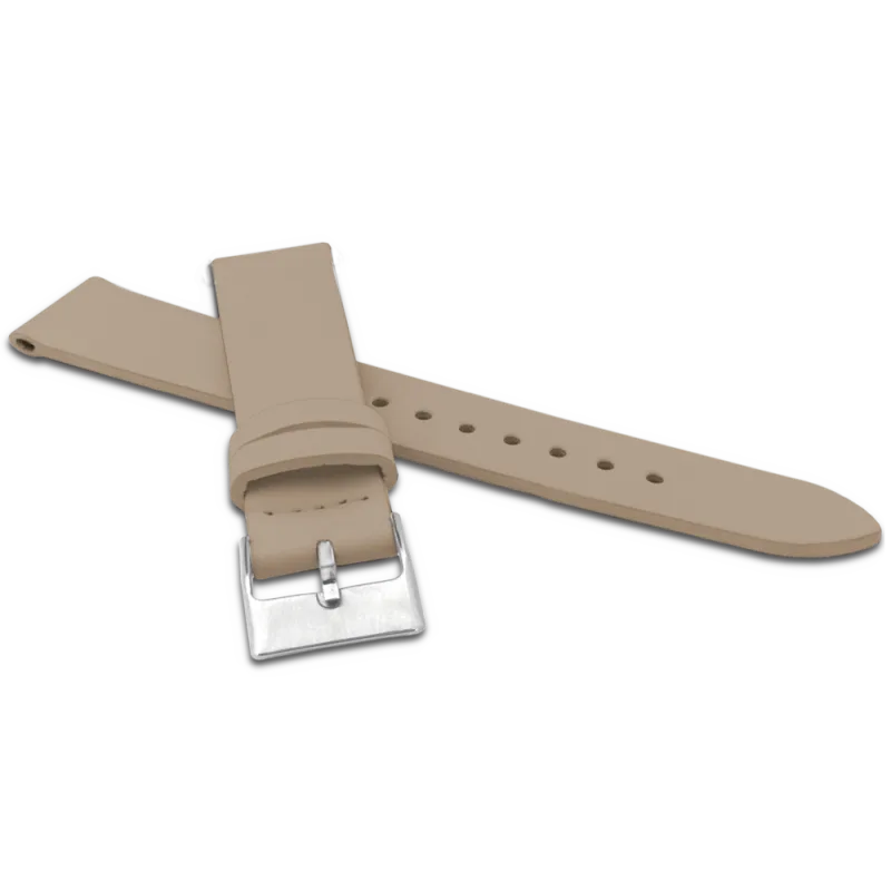 MINET Béžový řemínek z luxusní kůže Top Grain - 18 MSSUC18