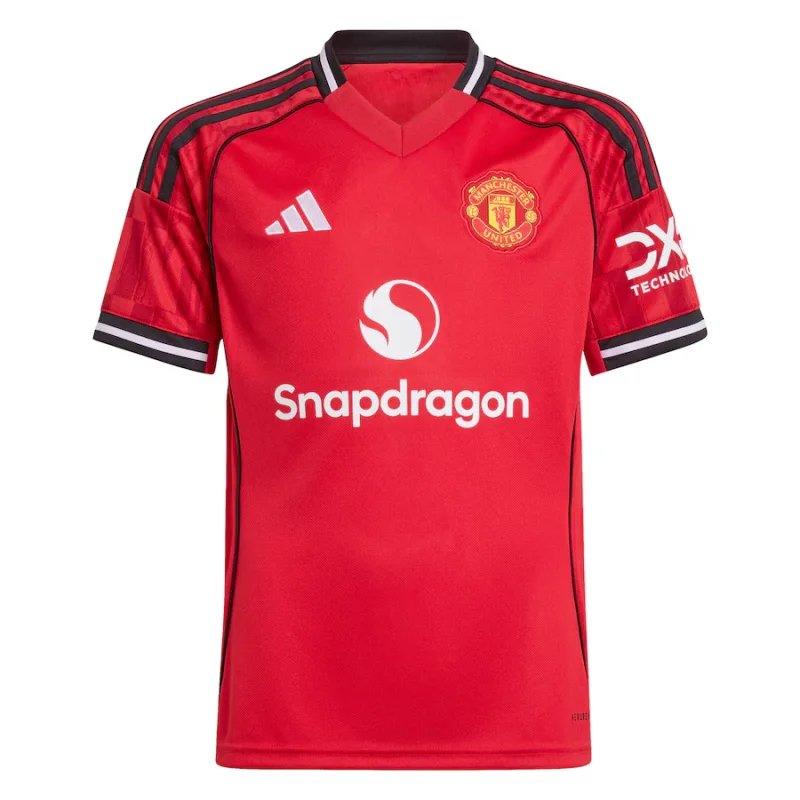 Adidas Manchester United dres detský (2025-2026) domáci + vlastné meno a číslo