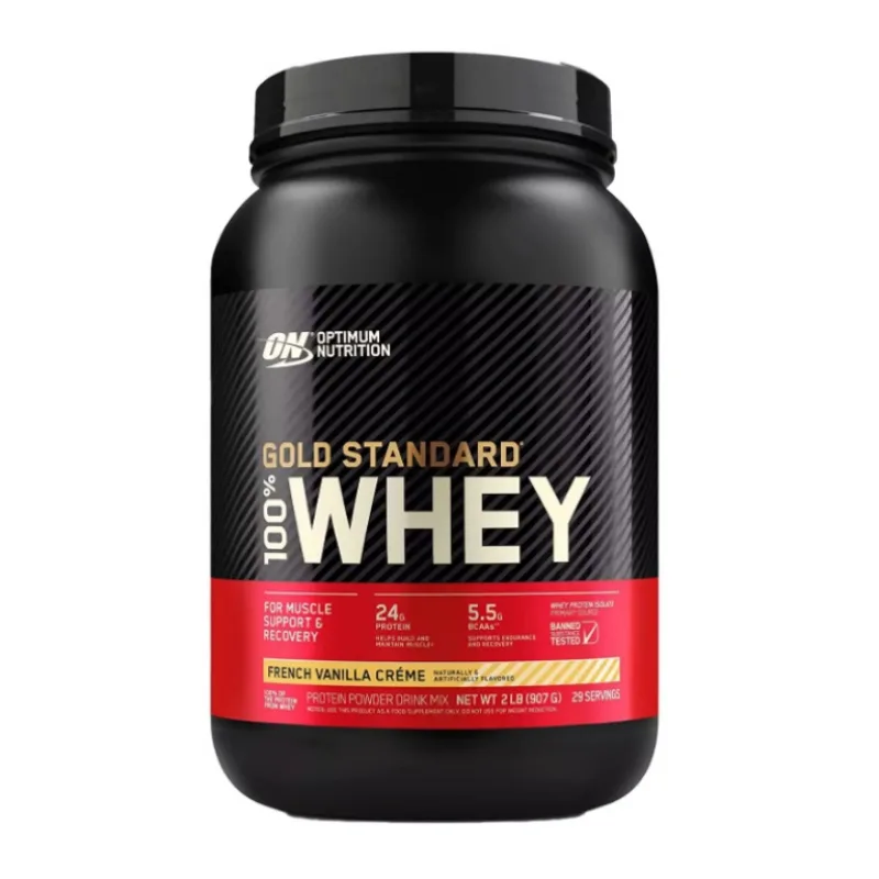 100% Whey Gold Standard 908 g - Optimum Nutrition Príchuť: Vanilková zmrzlina - 900 g