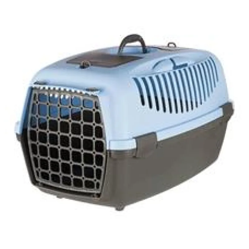 Transportní box CAPRI III 40x38x61cm (max. 12kg) - tmavě šedá/modrá 1 ks