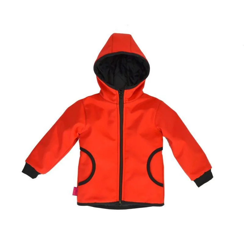 Softshellová bunda - červená, veľ. 80-116