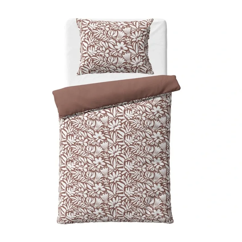 Flanelové obliečky Kvetinová Harmónia 140x200/70x90 cm