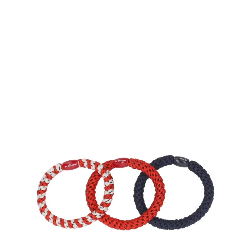 FC Bayern München - Bayern Mníchov súprava gumičiek do vlasov/3ks