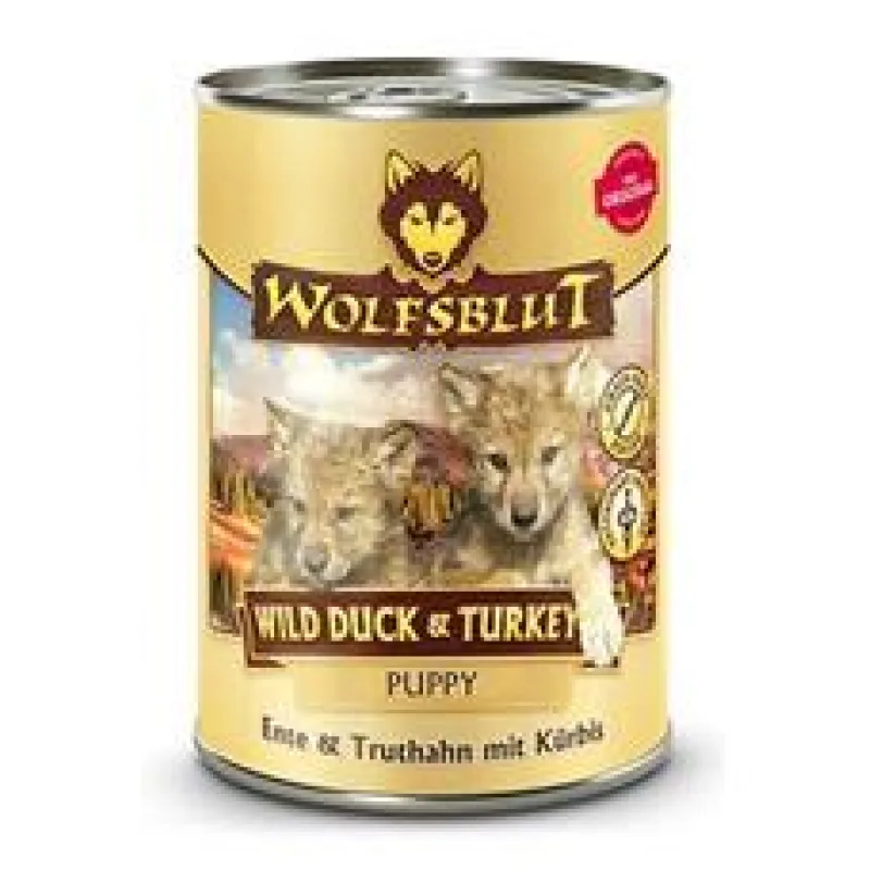 Wolfsblut Dog Puppy Wild Duck&Turkey konz. 395g
