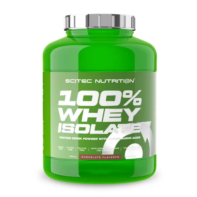 100% Whey Isolate 1816 g - Scitec Nutrition Príchuť: Malina