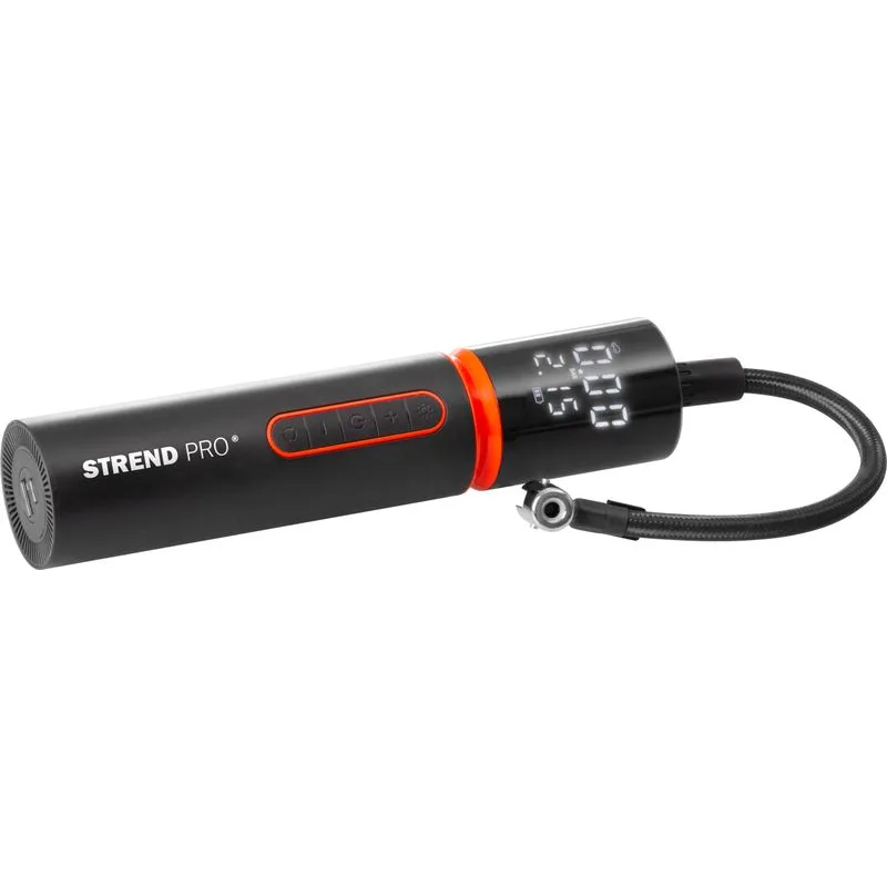 Strend Pro Kompresor Strend Pro, 5v1, ručný, 150 psi, 10,3 bar, LED svetlo, akumulátorová pumpička