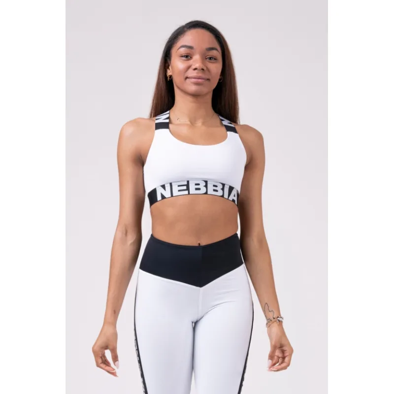 Športová podprsenka POWER YOUR HERO 535 White - NEBBIA Veľkosť: S