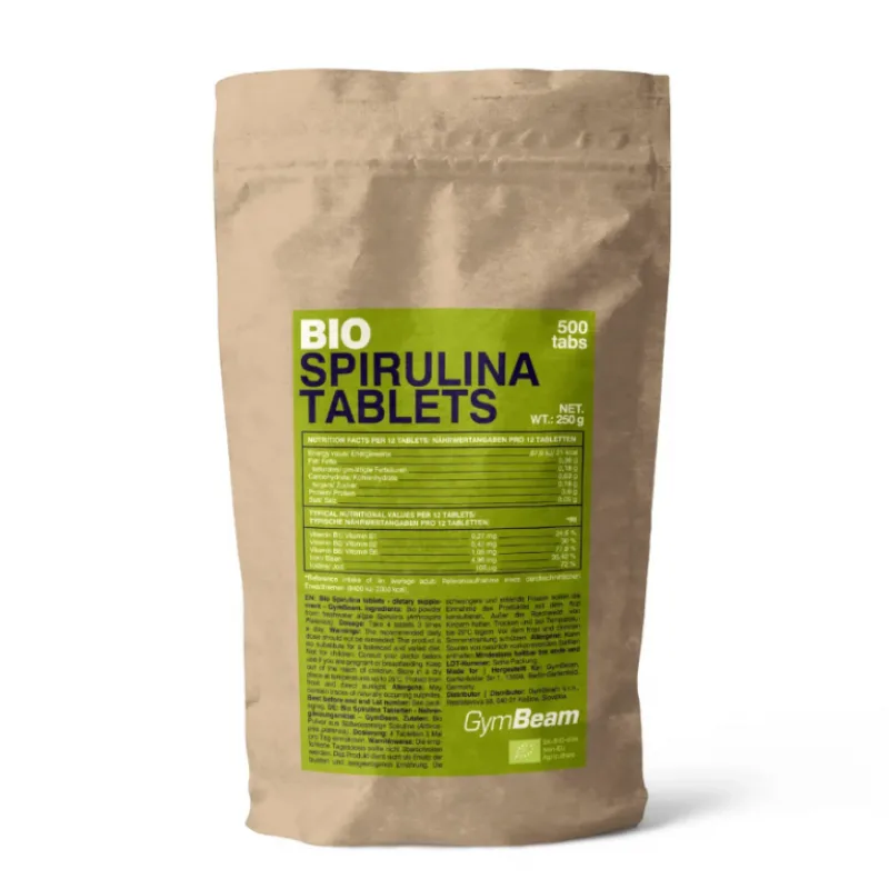 BIO Spirulina 500 tabliet - GymBeam
