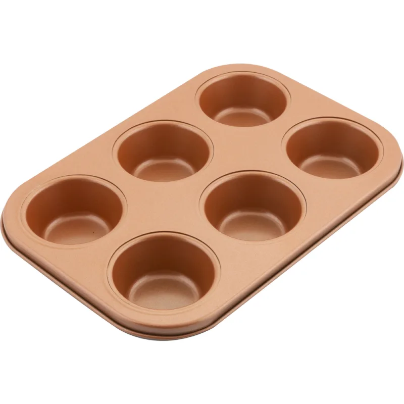 LT3091 Forma na 6 muffinů Lamart Copper, 1 ks - E11B