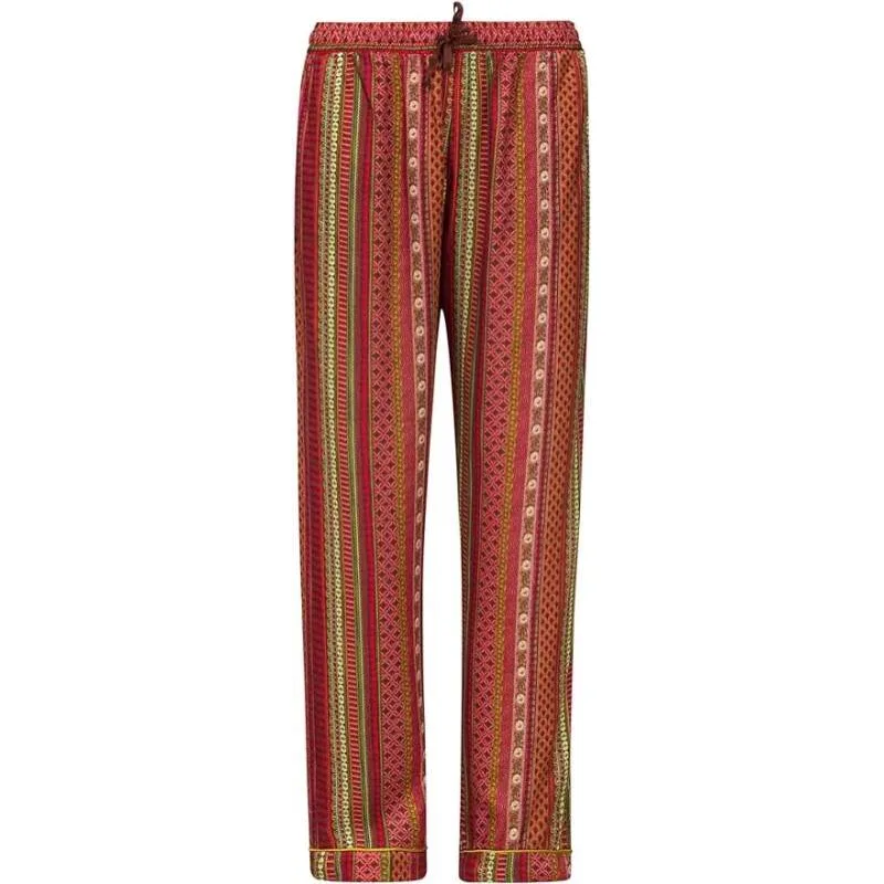 Pip Studio Belin dlouhé kalhoty Ribbon, červené