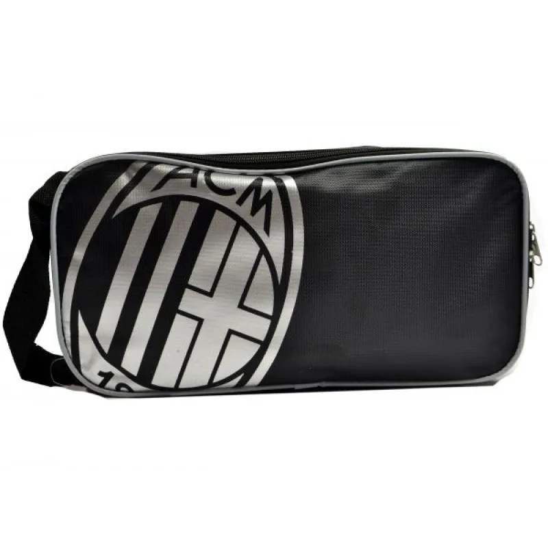 AC Miláno (AC Milan) taška na topánky / kopačky čierna - SKLADOM