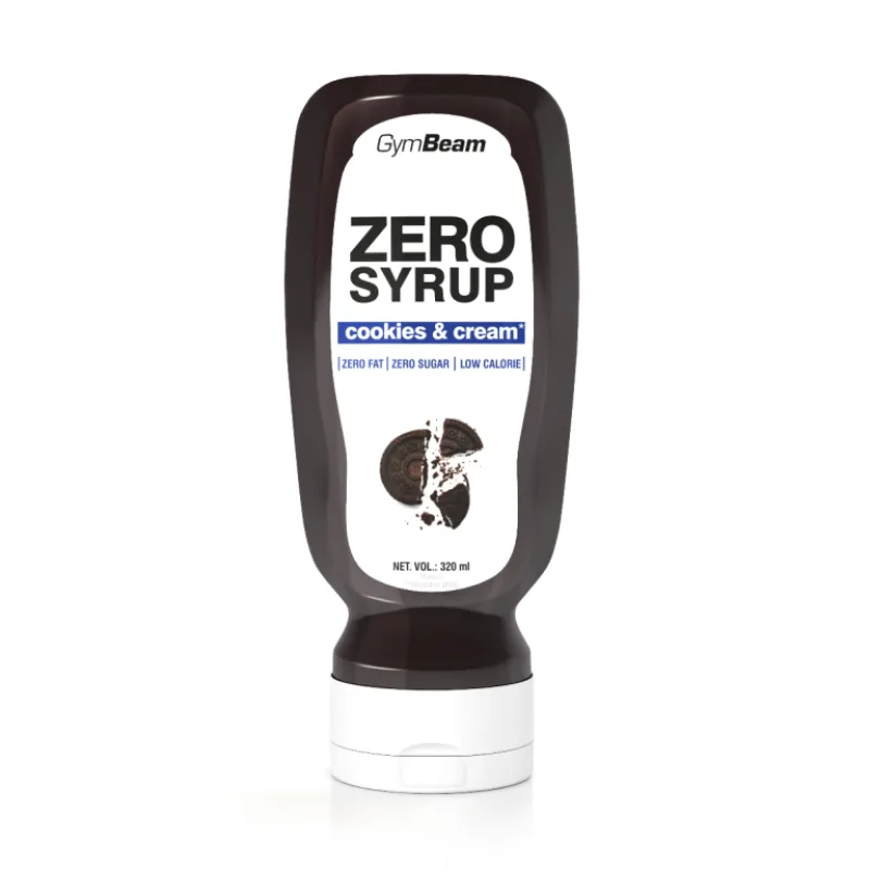 ZERO SIRUP Cookies & Cream 320 ml - GymBeam Príchuť: Cookies & Cream