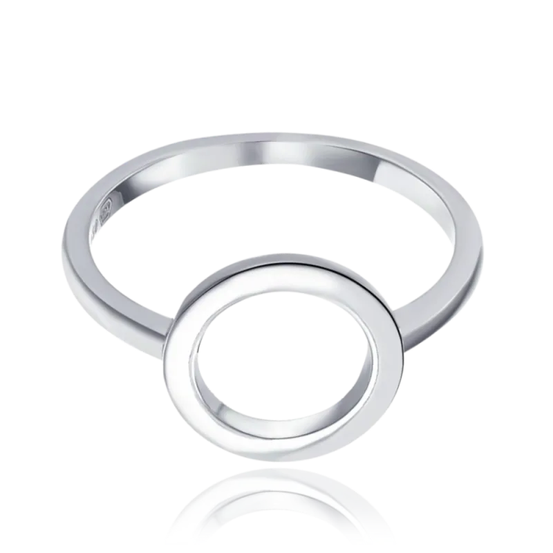 MINET Stříbrný prsten kroužek vel. 51 JMAN0516SR51